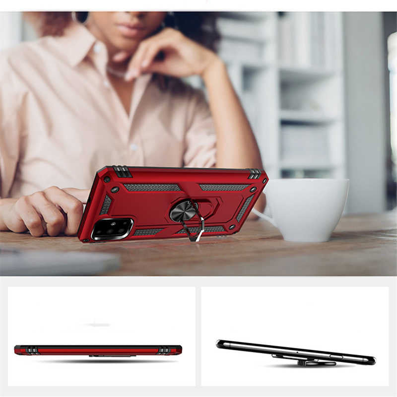 Galaxy A51 Kılıf Zore Vega Kapak Gri