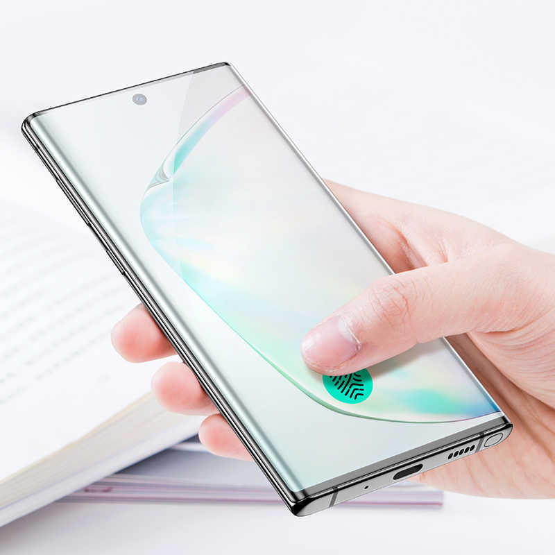 Galaxy A51 Zore Kenarları Kırılmaya Dayanıklı Cam Ekran Koruyucu Siyah