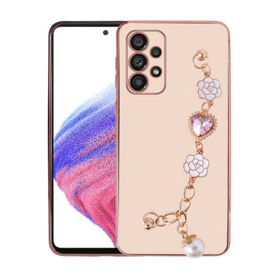 Galaxy A52 Kılıf El Tutamaçlı Kamera Korumalı Zore Taka Silikon Kapak
