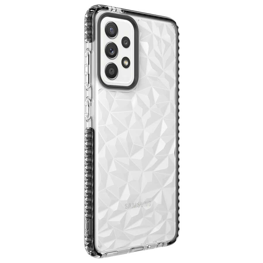 Galaxy A52 Kılıf Zore Buzz Kapak Siyah