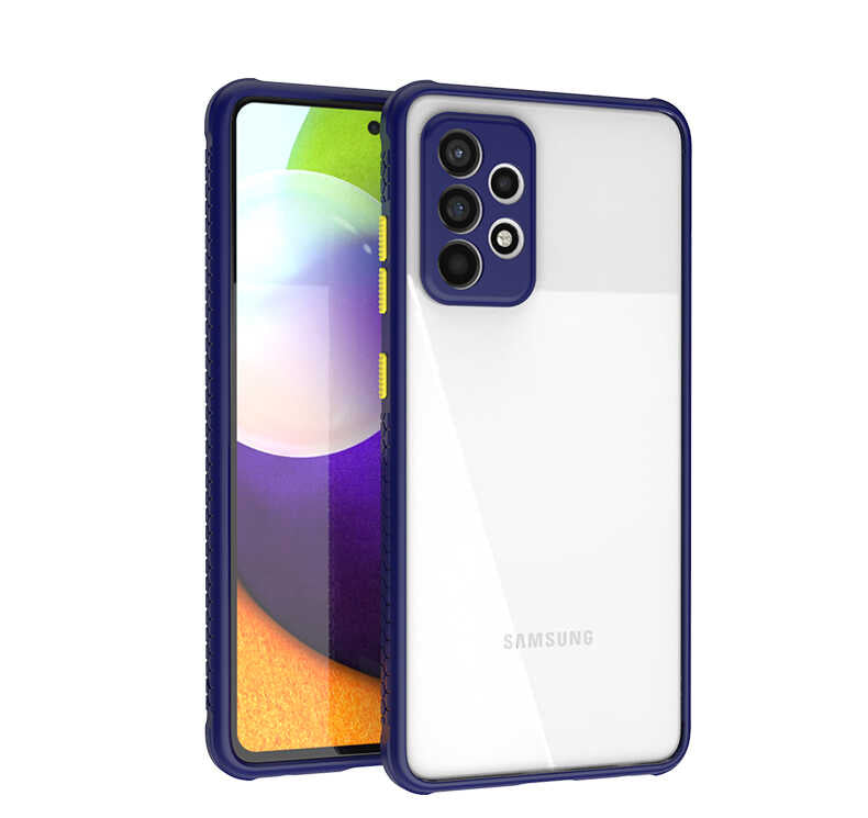 Galaxy A52 Kılıf Zore Kaff Kapak Lacivert