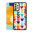 Galaxy A52 Kılıf Zore M-Fit Desenli Kapak Heart No6