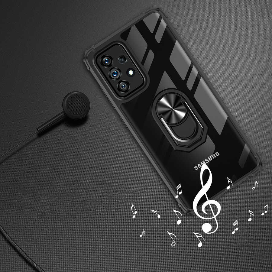 Galaxy A52 Kılıf Zore Mola Kapak Siyah