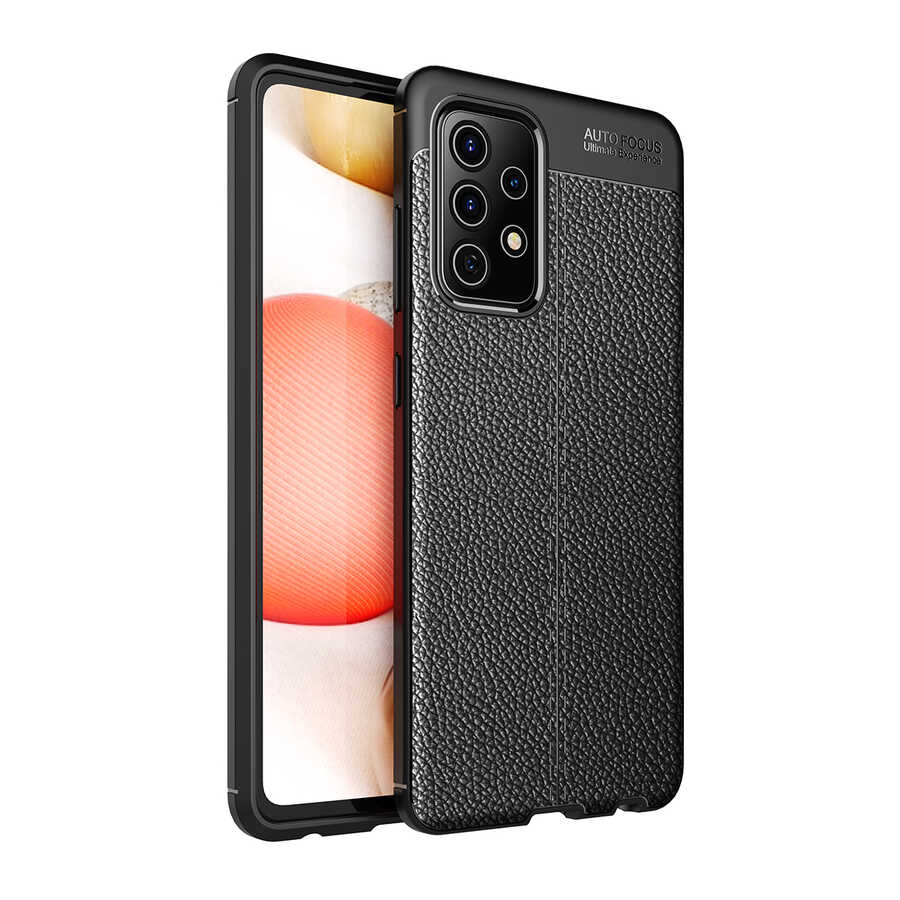 Galaxy A52 Kılıf Zore Niss Silikon Kapak Siyah