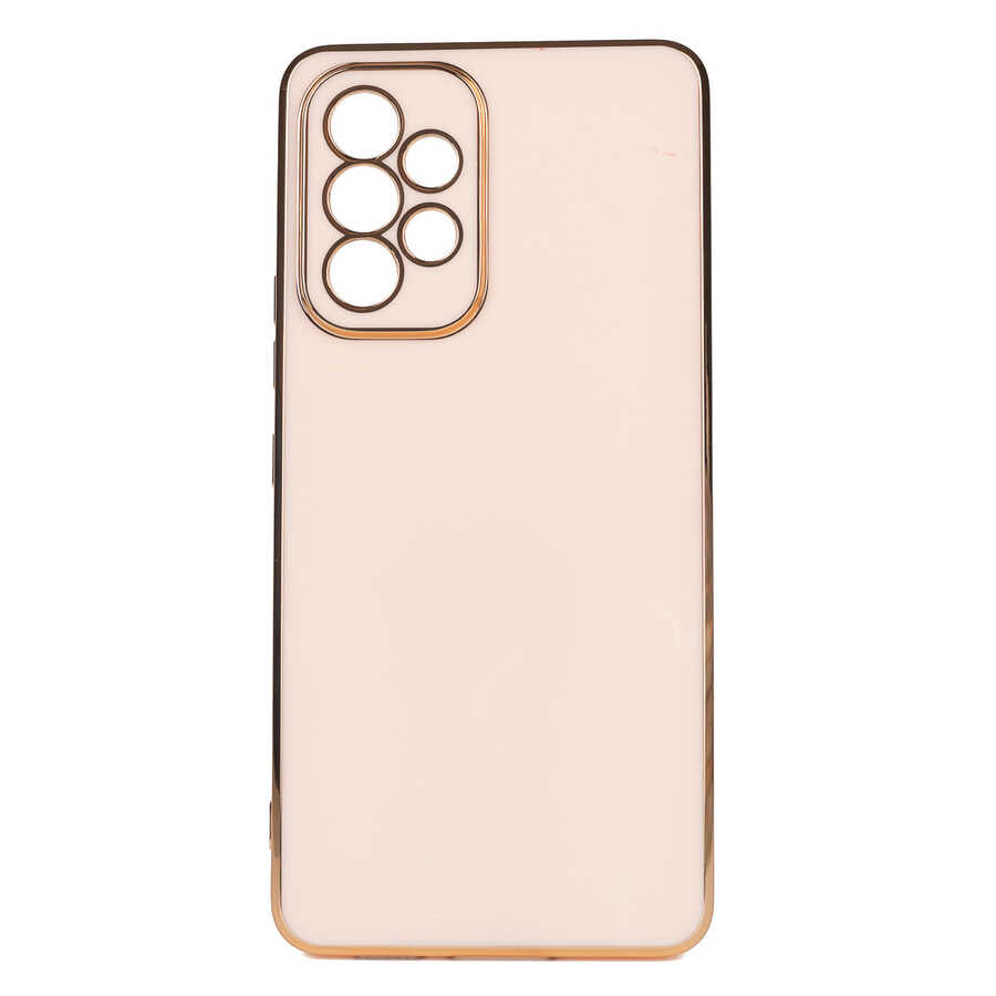 Galaxy A53 5G Kılıf Zore Bark Kapak Rose Gold