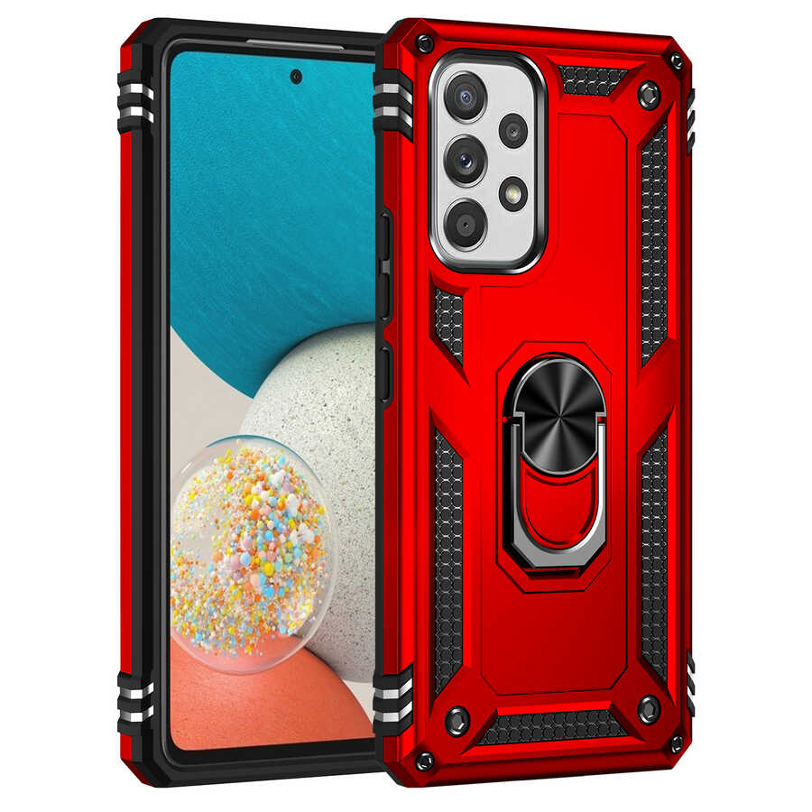 Galaxy A53 5G Kılıf Zore Vega Kapak Gri