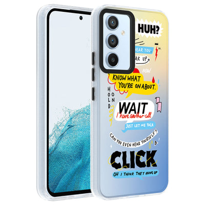 Galaxy A54 Kılıf Desenli Zore Dragon Sert Kapak Kelimeler