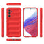 Galaxy A54 Kılıf Esnek TPU Oyuklu Arka Yüzey Tasarımlı Zore Etnik Silikon Kapak Lacivert