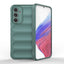 Galaxy A54 Kılıf Esnek TPU Oyuklu Arka Yüzey Tasarımlı Zore Etnik Silikon Kapak Koyu Yeşil