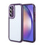 Galaxy A54 Kılıf Kamera Korumalı Renkli Kenar ve Çerçeve Tasarımlı Zore Vitamin Kapak Derin Mor