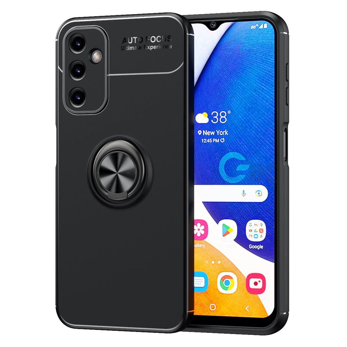 Galaxy A54 Kılıf Zore Ravel Silikon Kapak Mavi