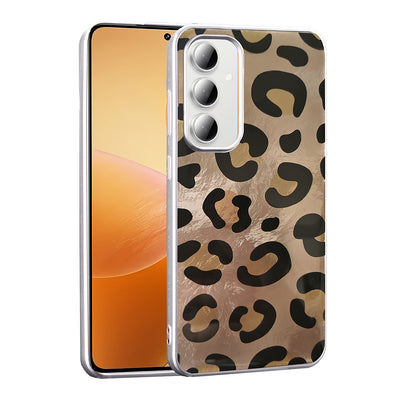 Galaxy A55 Kılıf Desenli Zore Mep Kapak Gold Leopar