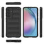 Galaxy A55 Kılıf Esnek TPU Oyuklu Arka Yüzey Tasarımlı Zore Etnik Silikon Kapak Siyah