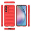 Galaxy A55 Kılıf Esnek TPU Oyuklu Arka Yüzey Tasarımlı Zore Etnik Silikon Kapak Siyah