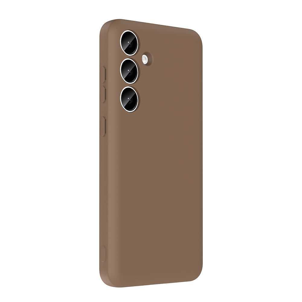 Galaxy A55 Kılıf Kamera Korumalı Kartlık Hazneli Zore Vitra Kapak Mürdüm