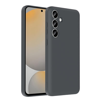 Galaxy A55 Kılıf Kamera Korumalı Kartlık Hazneli Zore Vitra Kapak Gri