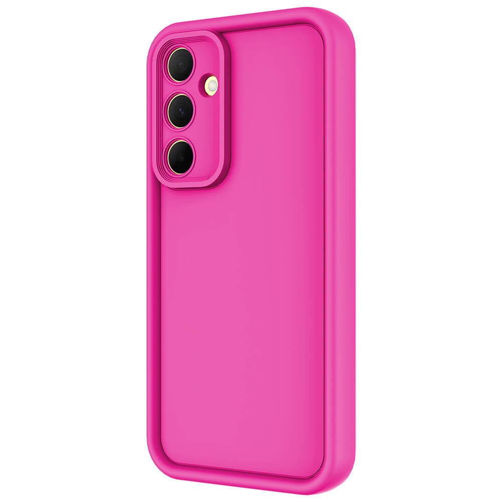 Galaxy A55 Kılıf Kamera Korumalı Zore Ananas Kapak Kahverengi