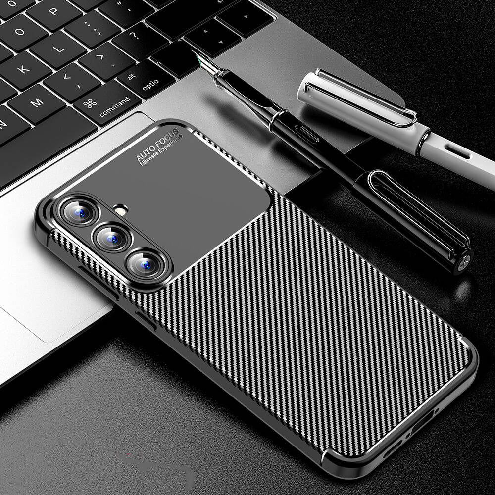 Galaxy A55 Kılıf Zore Negro Silikon Kapak Siyah