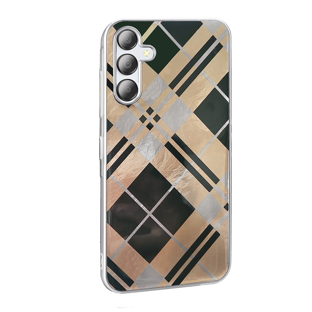 Galaxy A56 Kılıf Desenli Zore Mep Kapak Gri Leopar