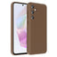 Galaxy A56 Kılıf Kamera Korumalı Kartlık Hazneli Zore Vitra Kapak Kahverengi