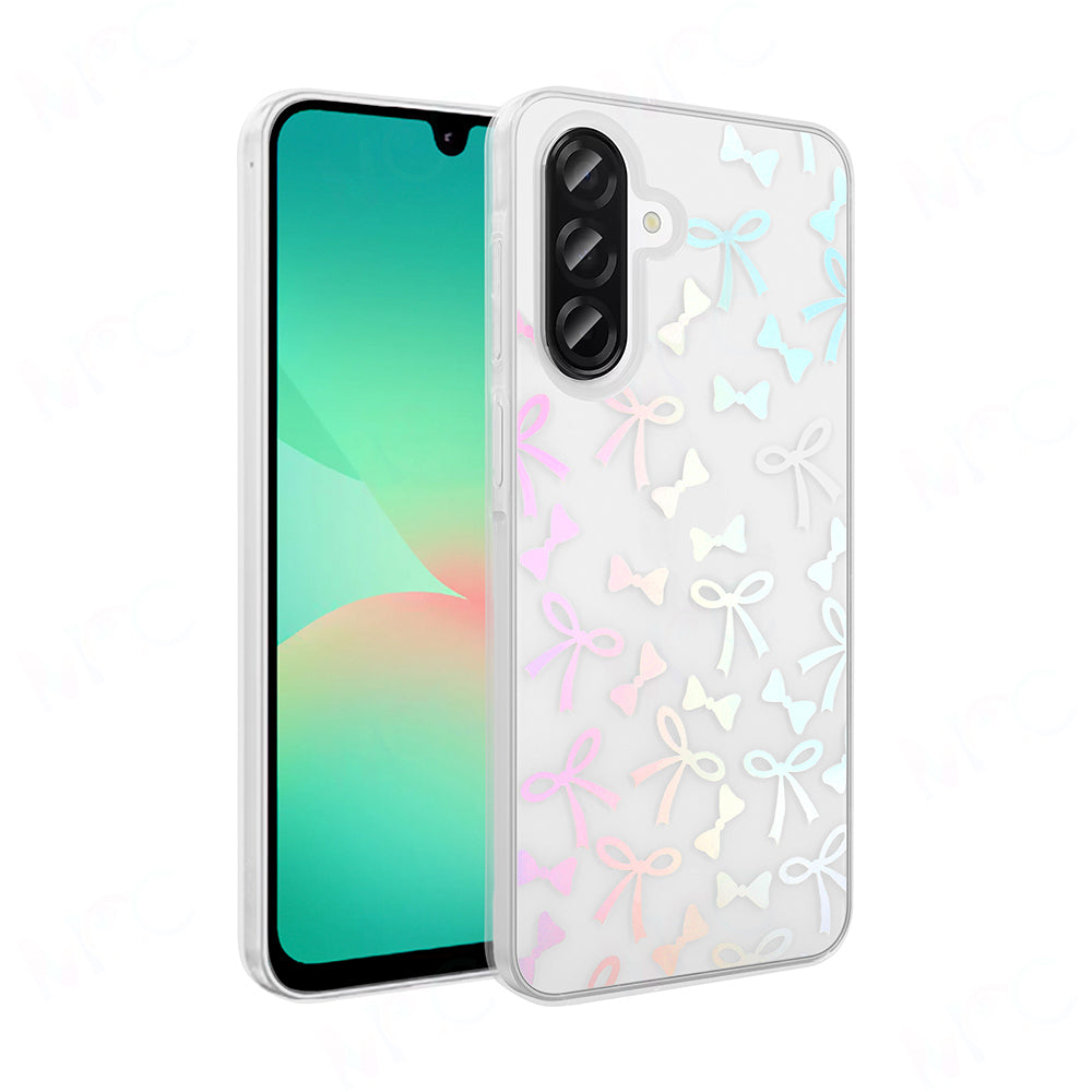 Galaxy A56 Kılıf Şeffaf Figürlü Zore Folk Sert Kapak Fiyonk