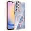 Galaxy A56 Kılıf Standlı ve Kamera Lens Hediyeli Zore Etro Kapak Pembe