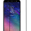 Galaxy A6 2018 Zore Kenarları Kırılmaya Dayanıklı Cam Ekran Koruyucu Siyah