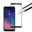 Galaxy A6 2018 Zore Kenarları Kırılmaya Dayanıklı Cam Ekran Koruyucu Siyah