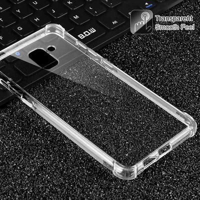 Galaxy A6 2018 Kılıf Zore Nitro Anti Shock Silikon Renksiz