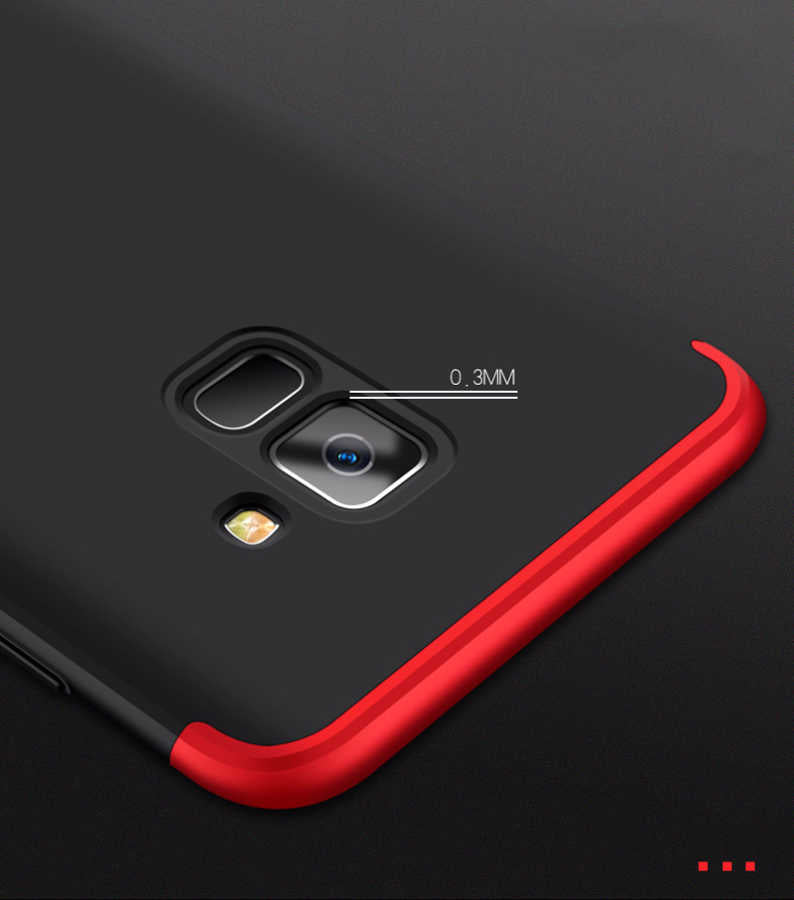 Galaxy A6 2018 Kılıf Zore Ays Kapak Kırmızı