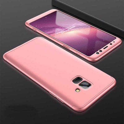 Galaxy A6 2018 Kılıf Zore Ays Kapak Rose Gold