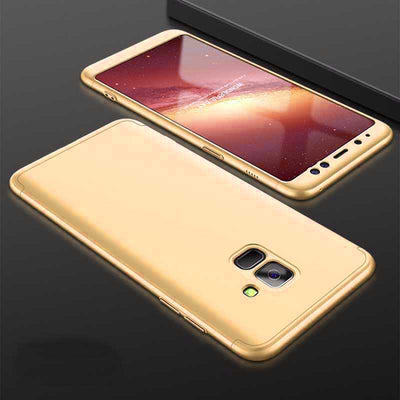 Galaxy A6 2018 Kılıf Zore Ays Kapak Gold