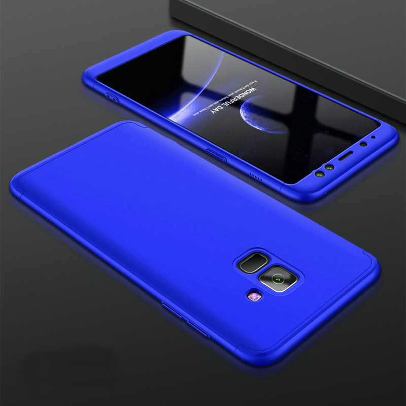 Galaxy A6 2018 Kılıf Zore Ays Kapak Mavi