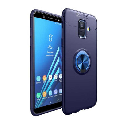 Galaxy A6 2018 Kılıf Zore Ravel Silikon Kapak Kırmızı