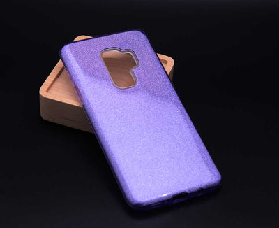 Galaxy A6 Plus 2018 Kılıf Zore Shining Silikon Mor