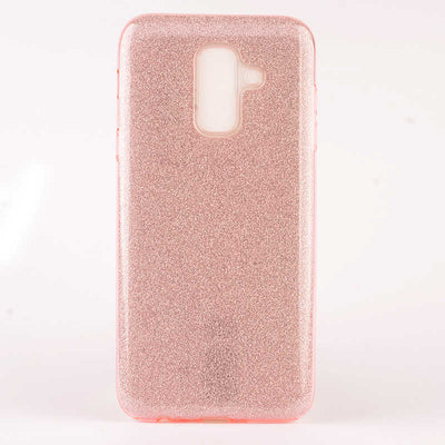 Galaxy A6 Plus 2018 Kılıf Zore Shining Silikon Pembe