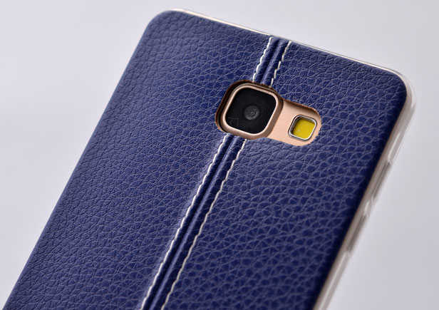 Galaxy A7 2016 Kılıf Zore Epix Silikon Siyah