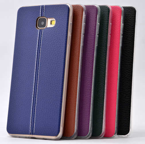 Galaxy A7 2016 Kılıf Zore Epix Silikon Mor