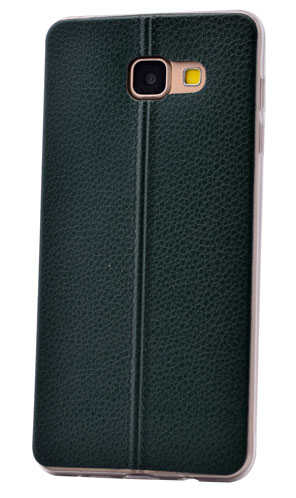 Galaxy A7 2016 Kılıf Zore Epix Silikon Koyu Yeşil