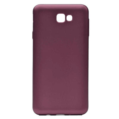 Galaxy A7 2017 Kılıf Zore Premier Silikon Kapak Mürdüm