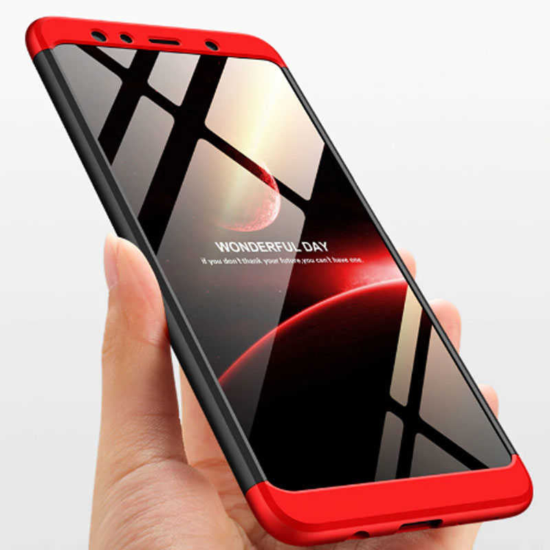 Galaxy A7 2018 Kılıf Zore Ays Kapak Siyah-Mavi