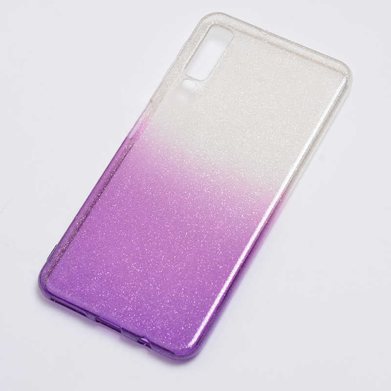 Galaxy A7 2018 Kılıf Zore Fogy Silikon Mor