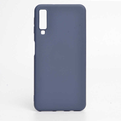 Galaxy A7 2018 Kılıf Zore İnci Silikon Lacivert