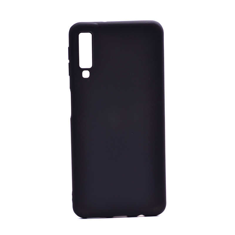 Galaxy A7 2018 Kılıf Zore Premier Silikon Kapak Siyah