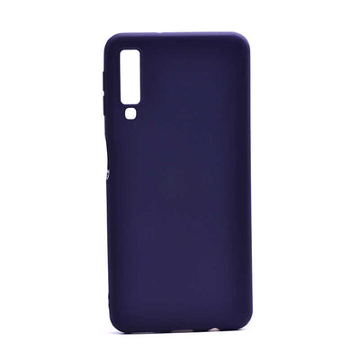 Galaxy A7 2018 Kılıf Zore Premier Silikon Kapak Lacivert