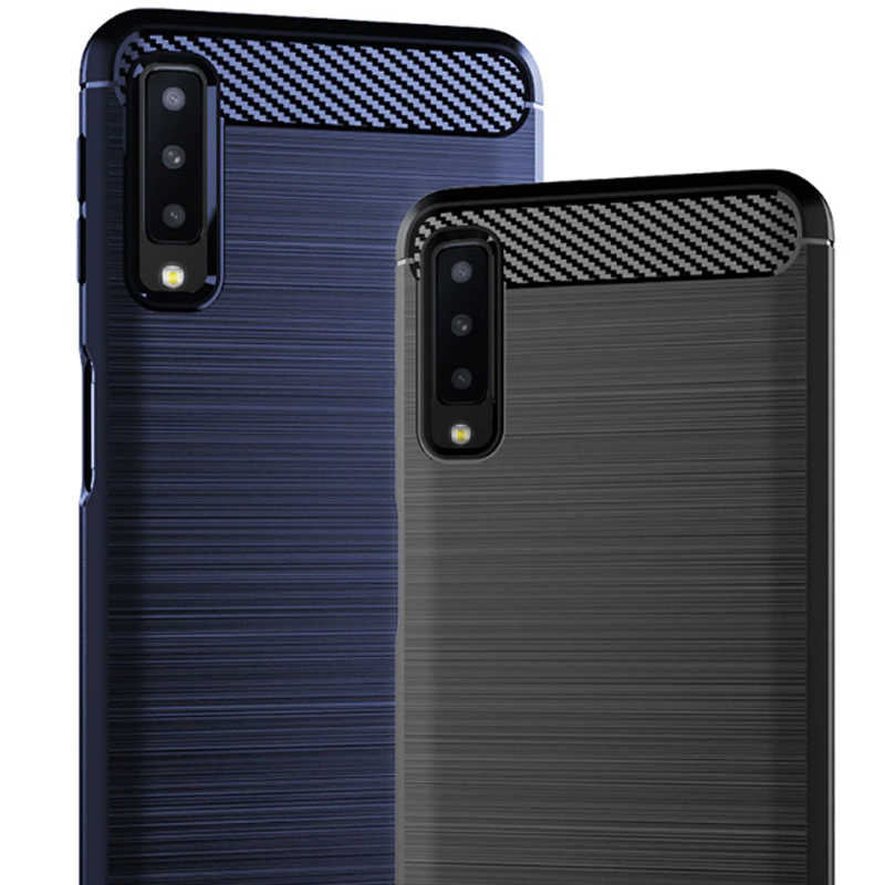 Galaxy A7 2018 Kılıf Zore Room Silikon Kapak Siyah