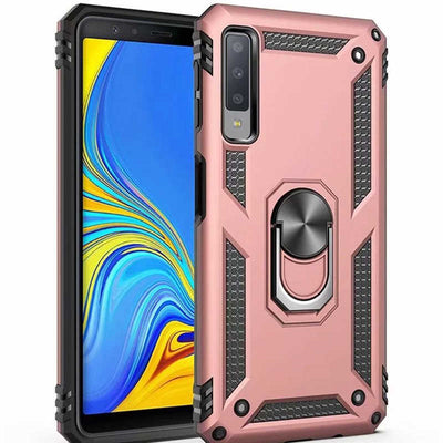 Galaxy A7 2018 Kılıf Zore Vega Kapak Rose Gold