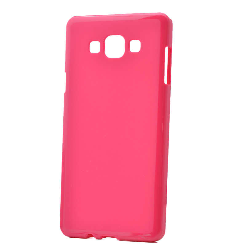 Galaxy A7 Kılıf Zore Süper Silikon Kapak Pembe