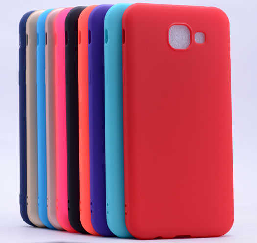 Galaxy A7 2016 Kılıf Zore Premier Silikon Kapak Saks Mavi