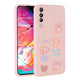 Galaxy A70 Kılıf Kabartma Figürlü Parlak Zore Toys Silikon Kapak